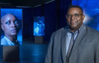 Isaac Julien with Stones Against Diamonds, a work by Isaac Julien for the Rolls-Royce Art Programme
